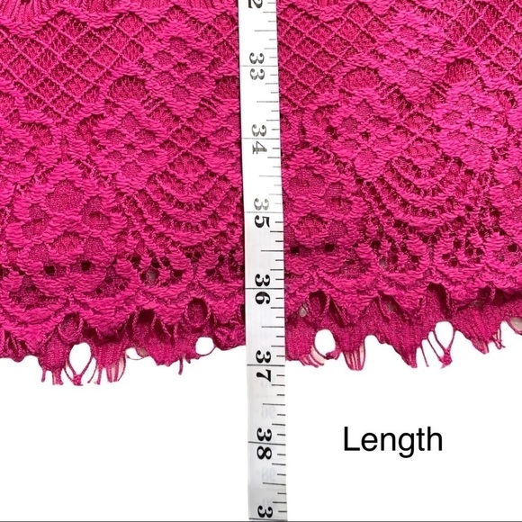 Laundry By Design Nordstrom Pink Lace Belle Sleeve Mini Dress Size 8 - Picture 14 of 16
